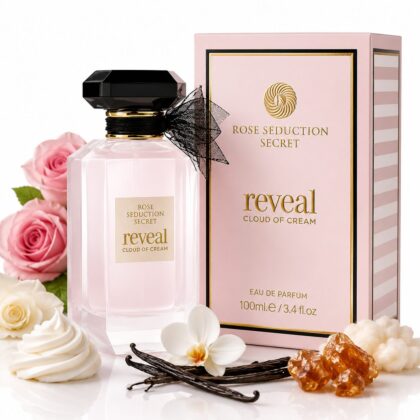 عطر ادکلن زنانه ویکتوریا سکرت تیس کرم کلود فراگرنس ورد رز سداکشن سکرت ریویل کلود آو کرم (Fragrance World Victoria’s Secret Tease Crème Cloud) – Rose Seduction Secret Reveal Cloud Of Creme