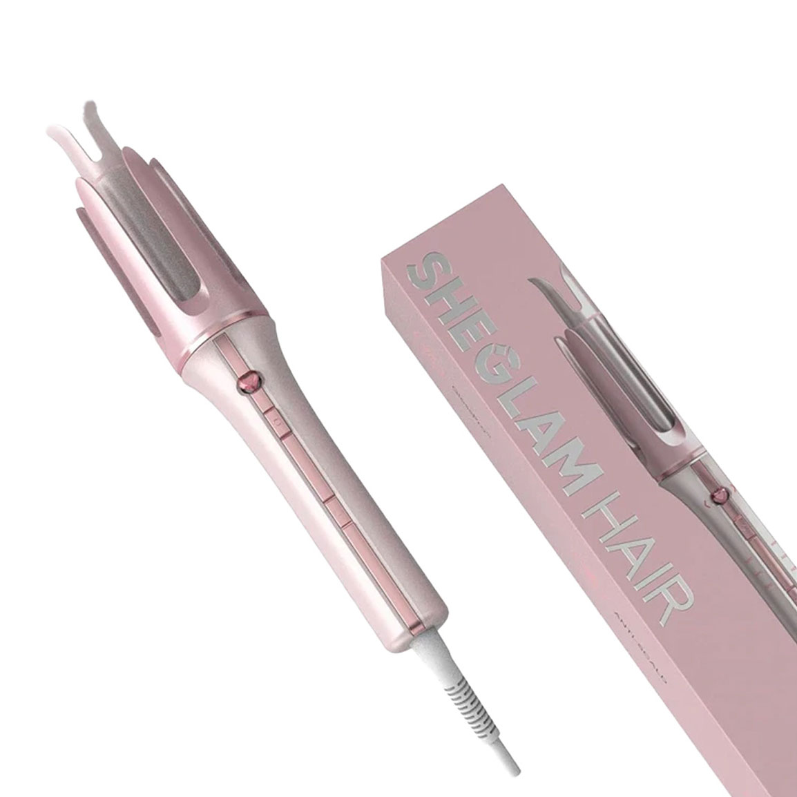 فر کننده و کرلی جادویی مو شیگلم SHEGLAM Hair Curler سایز 25 میلیمتر (رنگ صورتی) - Image 2