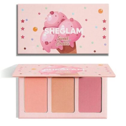 پالت رژگونه بستنی سه رنگ شیگلم Sweet Cheeks Blush Trio