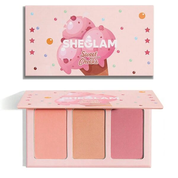 پالت رژگونه بستنی سه رنگ شیگلم Sweet Cheeks Blush Trio