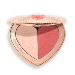پالت صورت قلبی شارلوت تیلبری اورجینال Pillow Talk Flawless Peach Beauty Soulmates Face Palette | Charlotte Tilbury