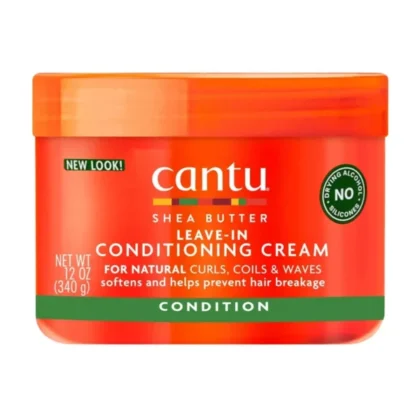 کرم نرمکننده بدون آبکشی (بیرون حمام) مو کنتو مدل Leave-In Conditioning Cream حجم 340 گرم | Cantu Shea Butter Leave-In Conditioning Cream