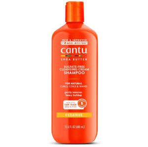 شامپو کرمی بدون سولفات کنتو مدل Sulfate-Free Cleansing Cream Shampoo حجم 400 میلی‌لیتر | Cantu Shea Butter Sulfate-Free Cleansing Cream Shampoo