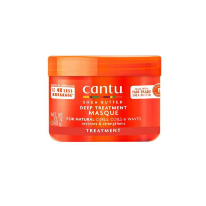 ماسک مو ترمیمکننده عمقی (داخل حمام) کنتو مدل Deep Treatment Masque حجم 340 گرم | Cantu Shea Butter Deep Treatment Masque